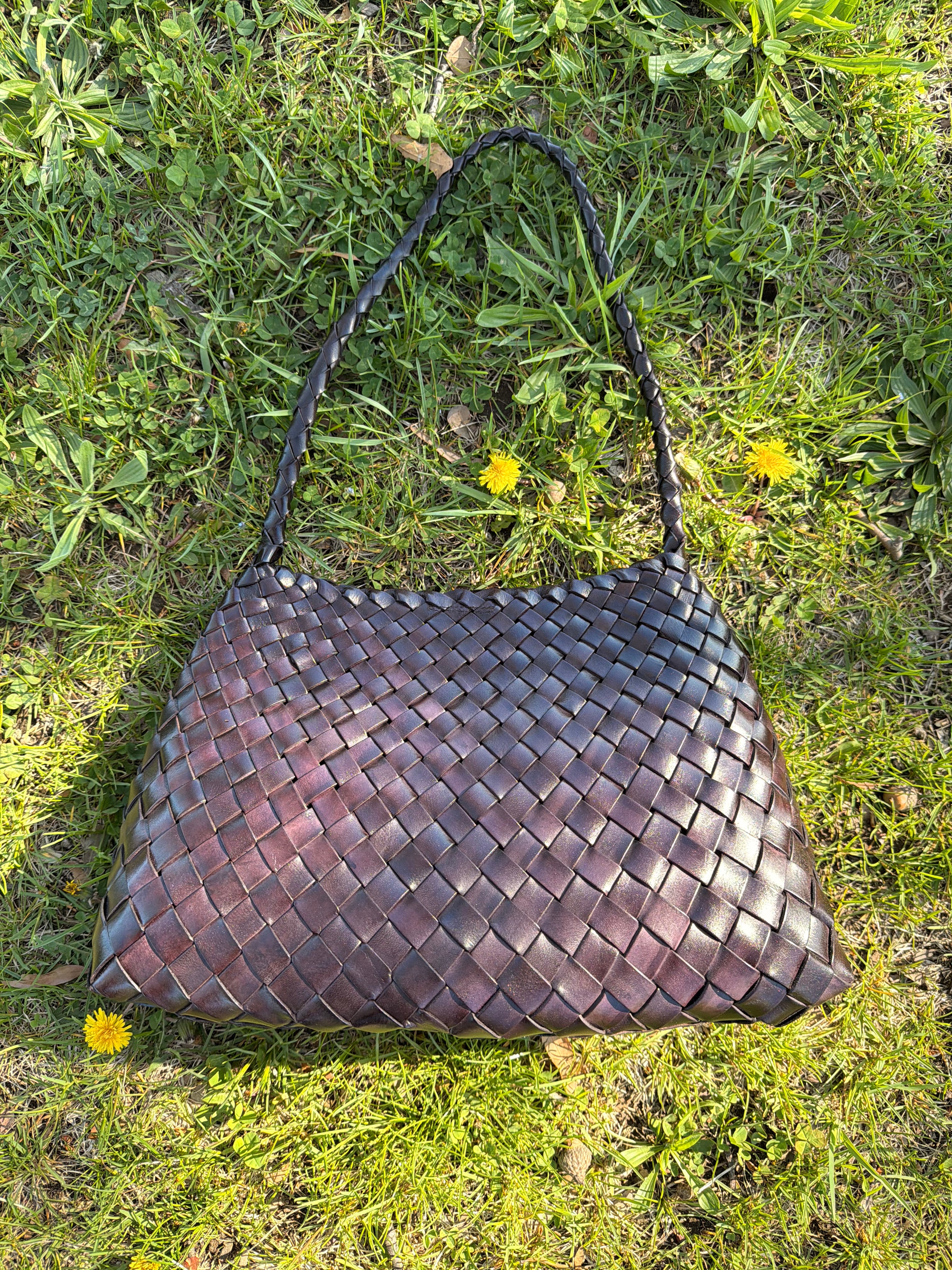 Mira Woven Leather Bag