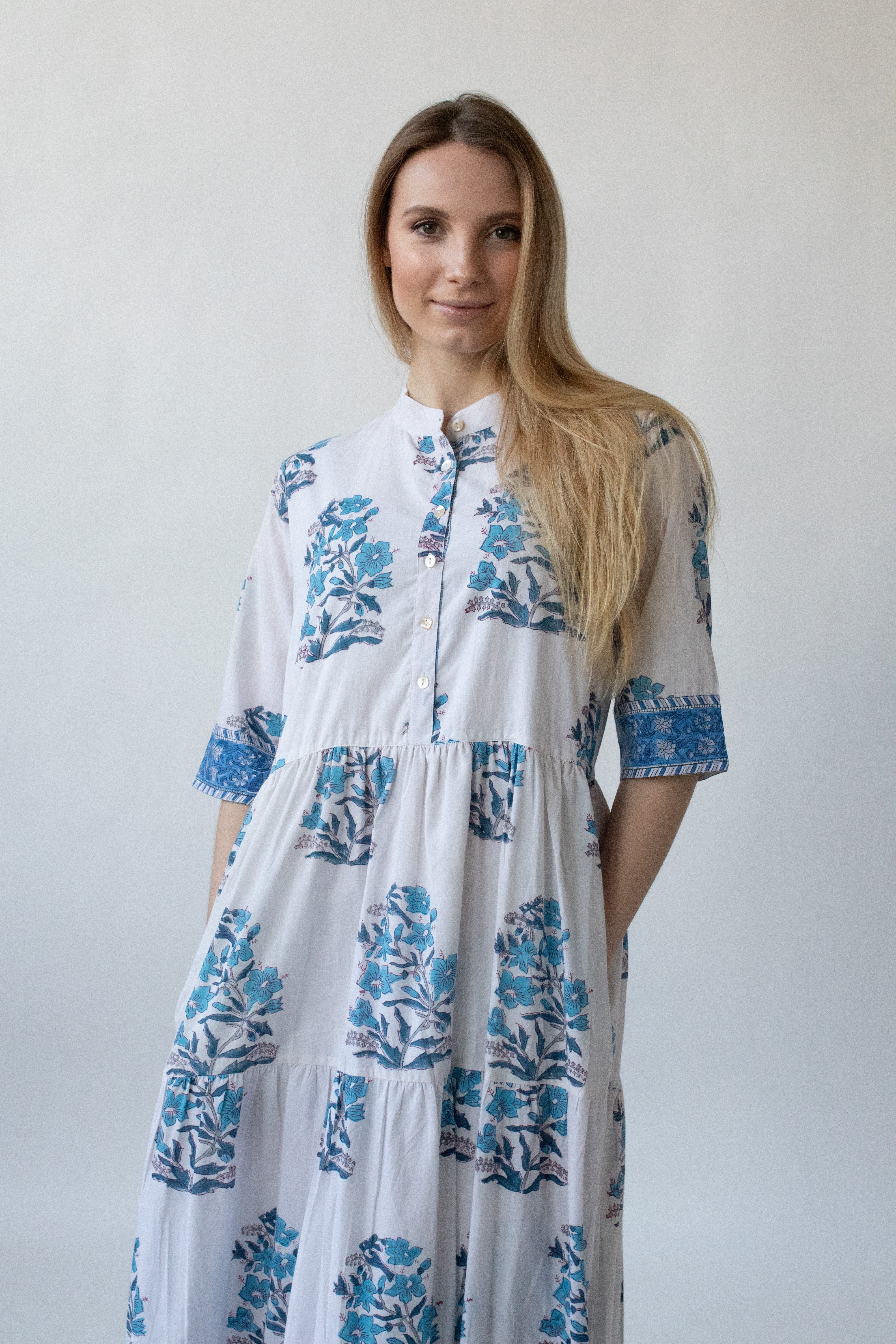 High Neck Anna Maxi Dress