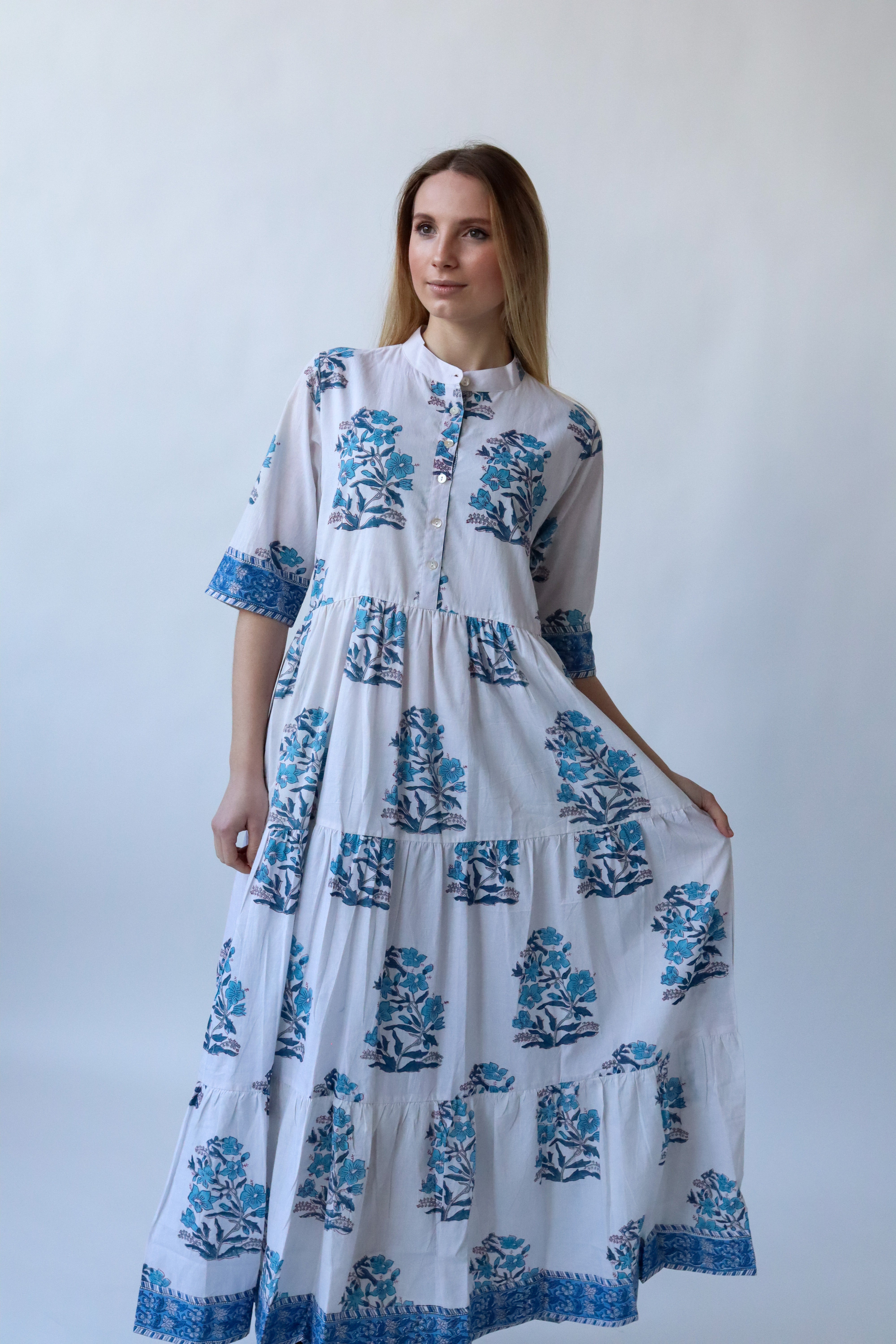 High Neck Anna Maxi Dress