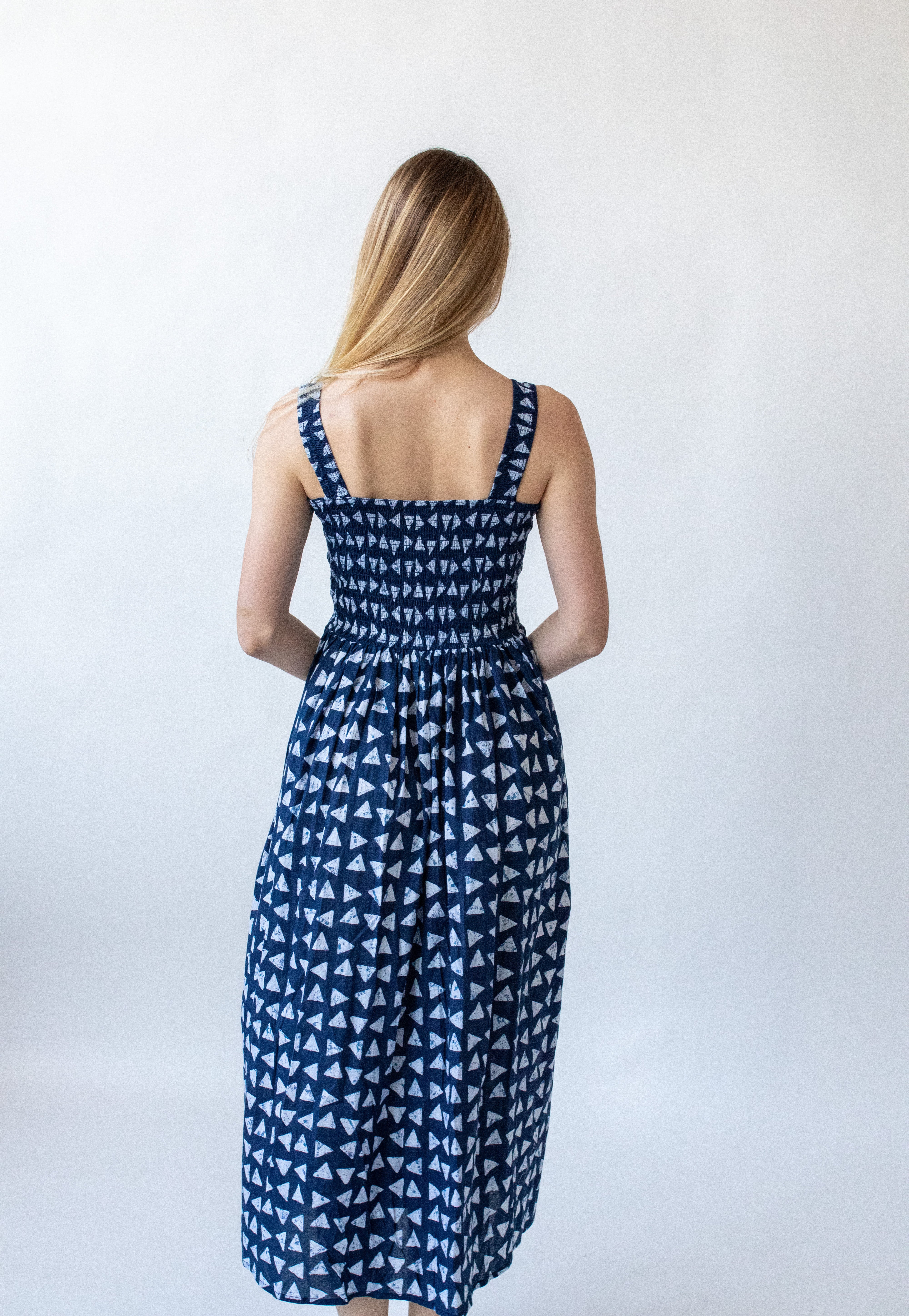 Karina Smocked Midi Dress