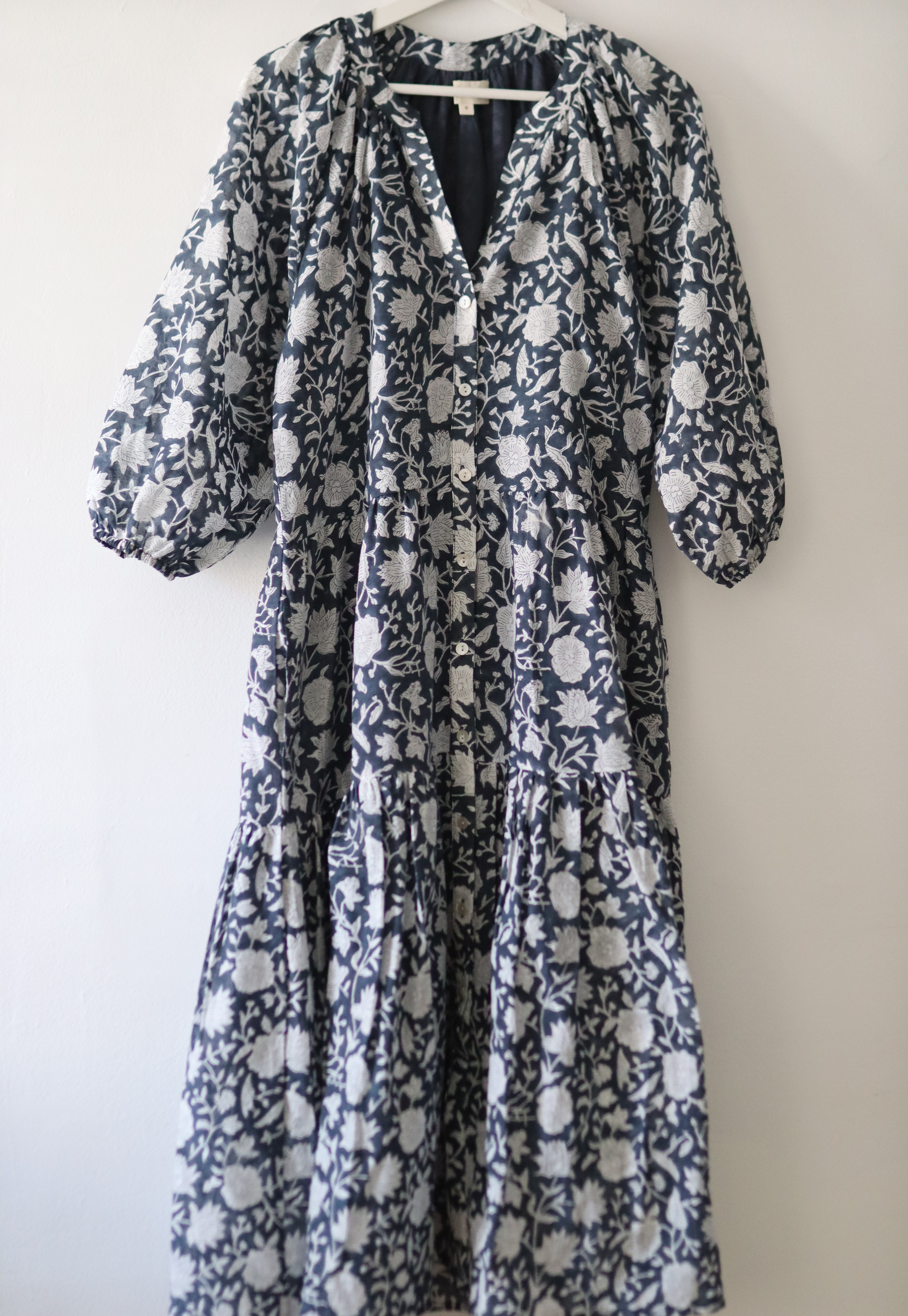Tiered Midi Beau Dress
