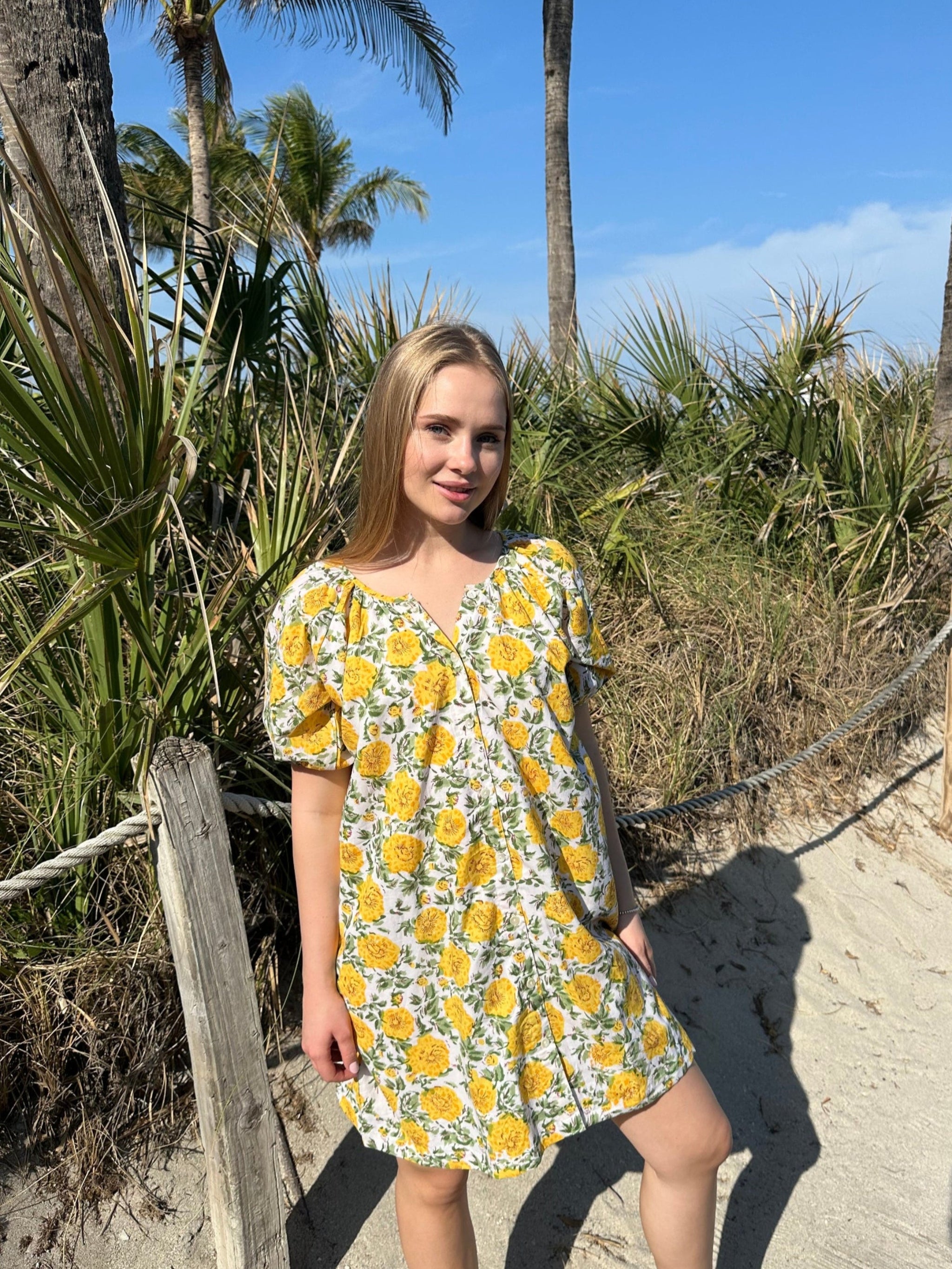 Scoop-Neck Mini Dress