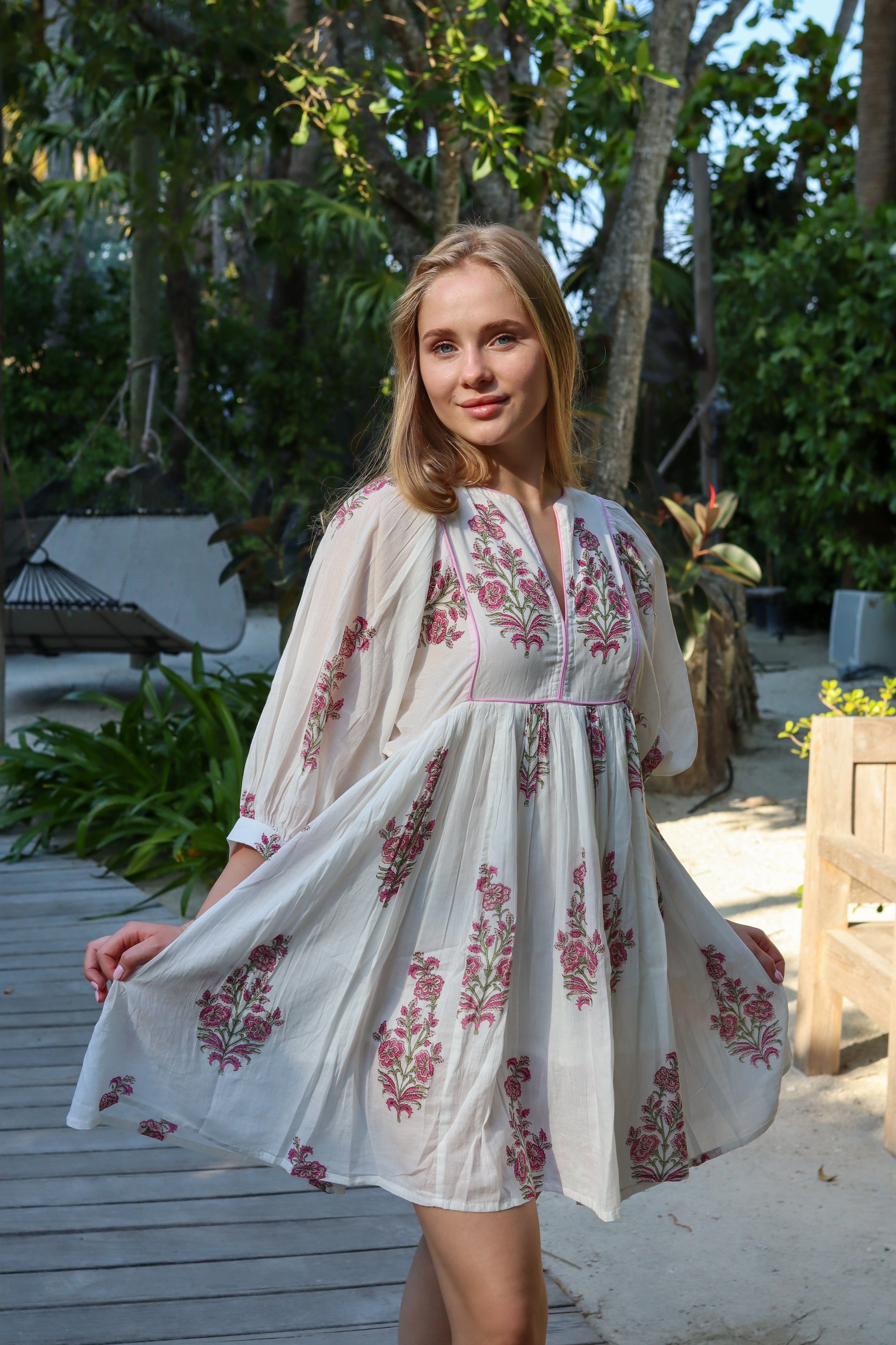 DIANNE FLORAL MINI DRESS