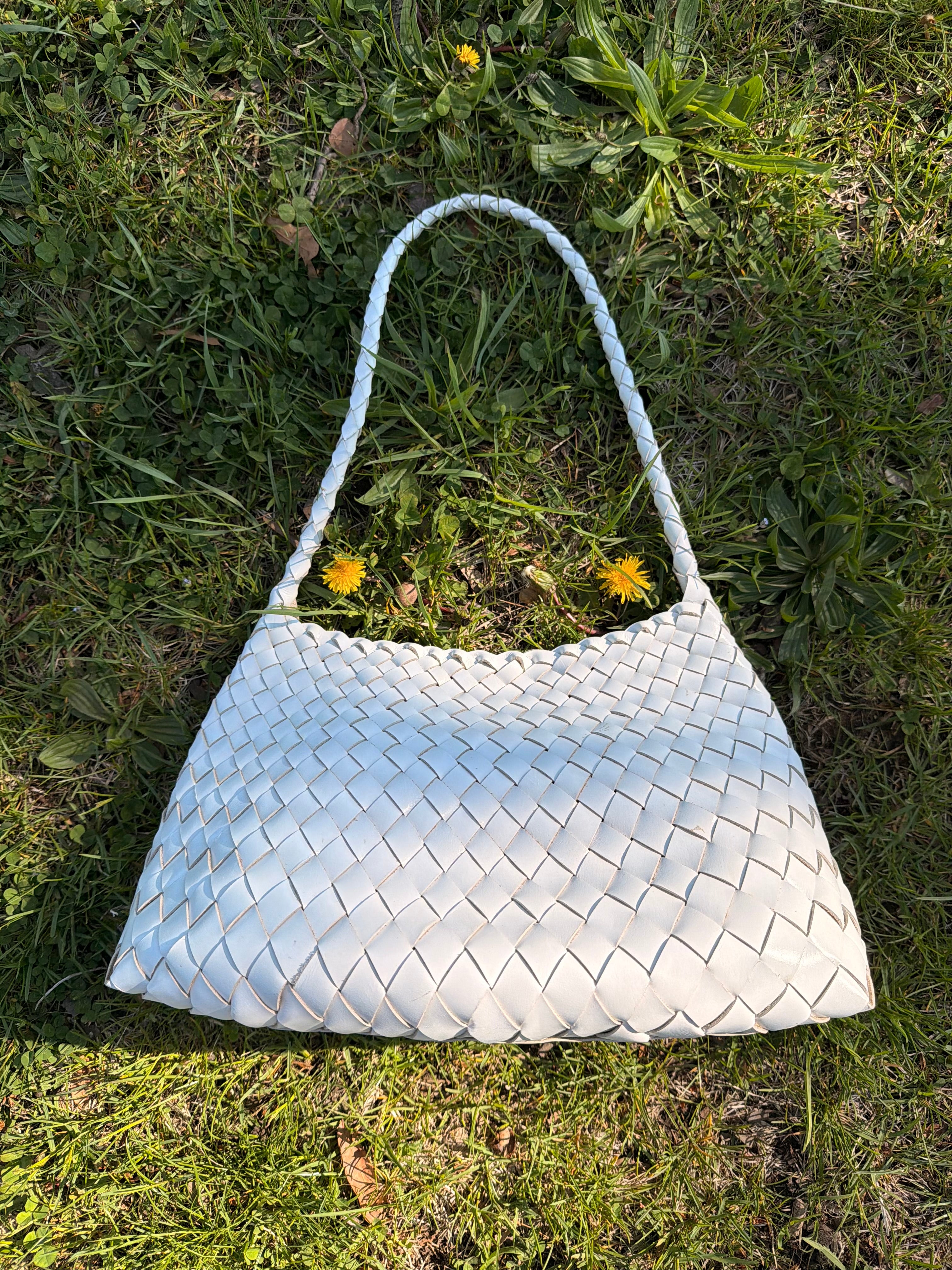 Mira Woven Leather Bag