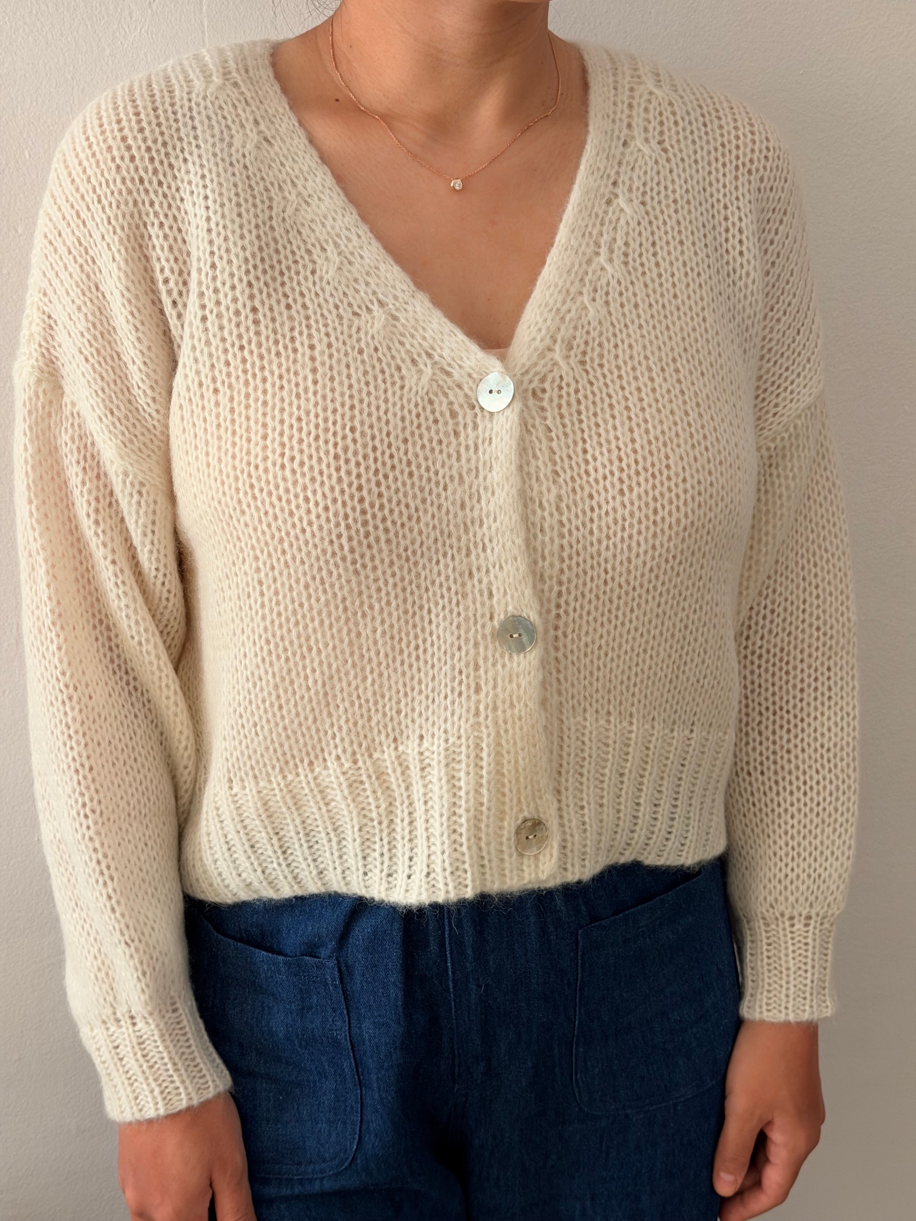 Soft Alpaca Knitted Cardigan