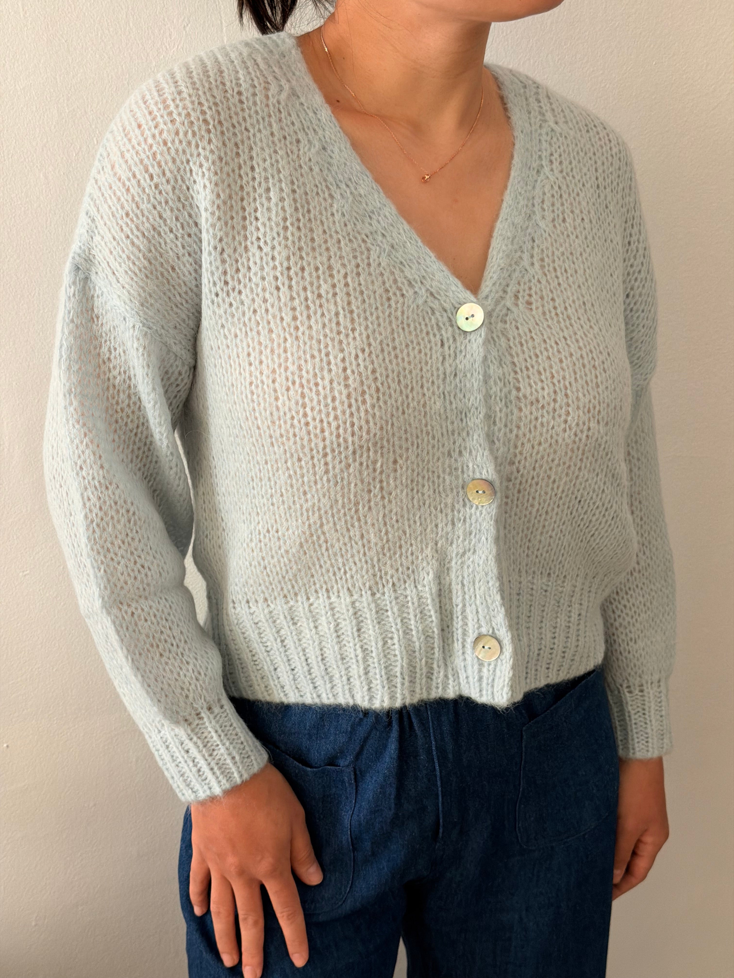 Soft Alpaca Knitted Cardigan