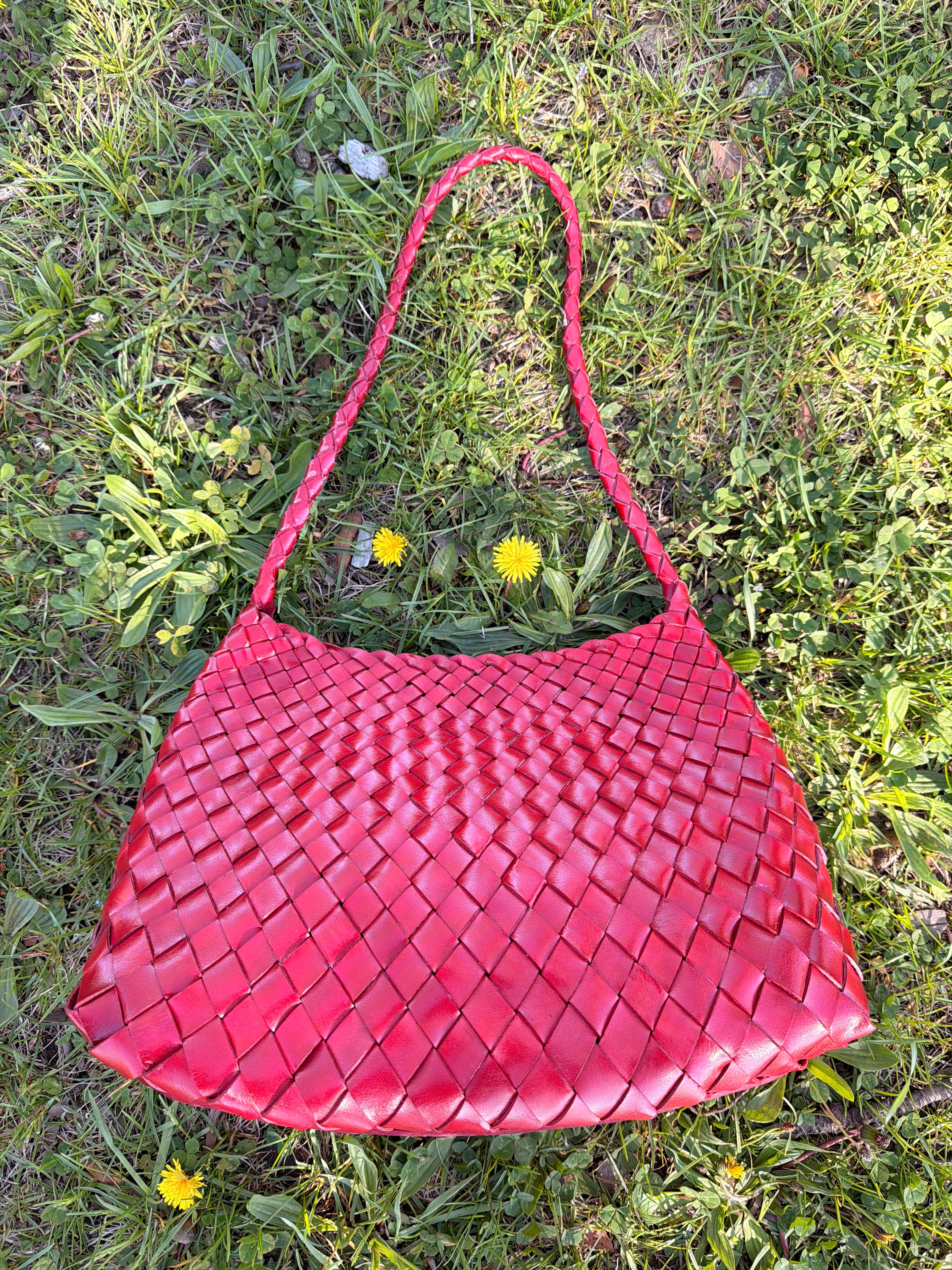 Mira Woven Leather Bag