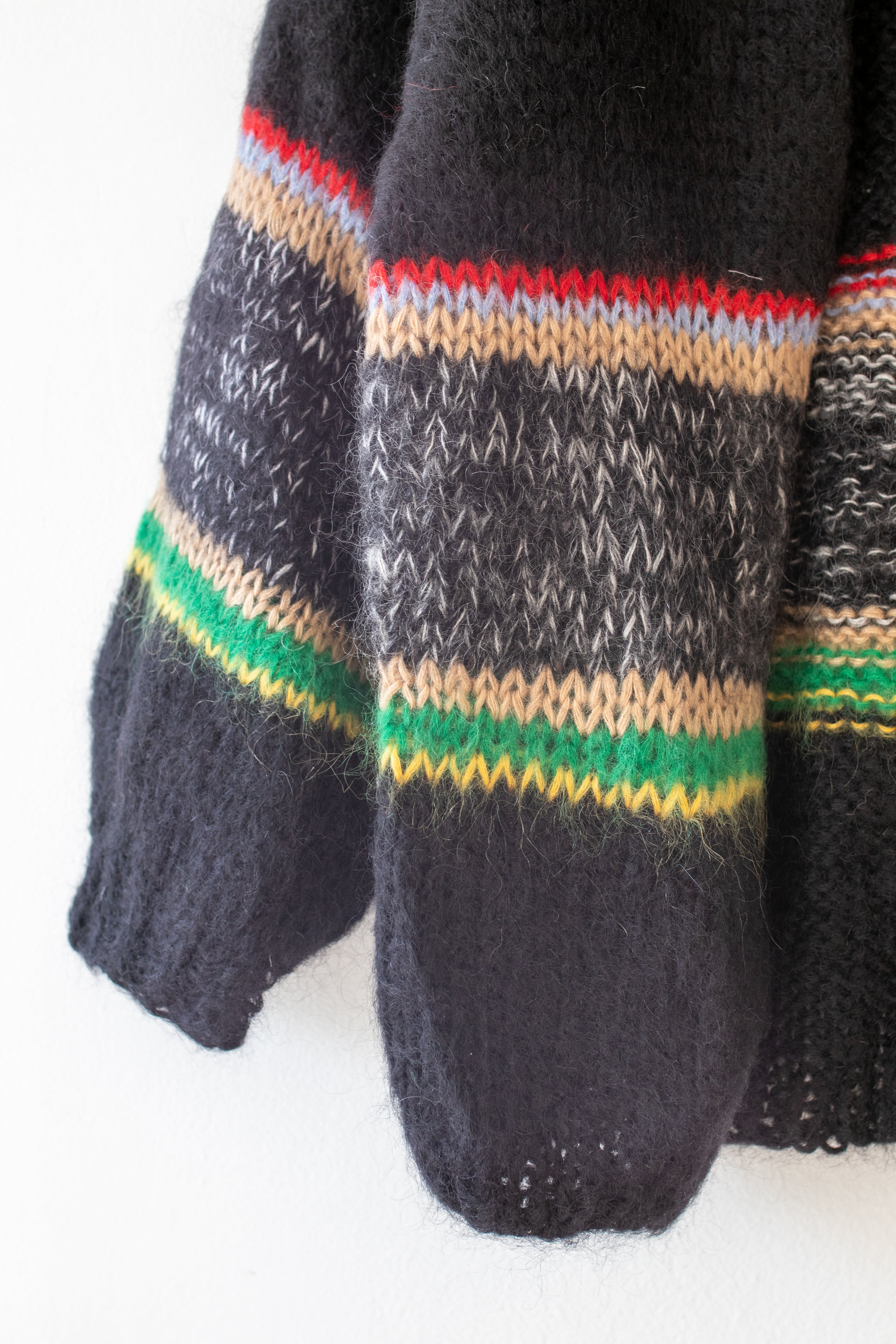 Oversize alpaca cardigan