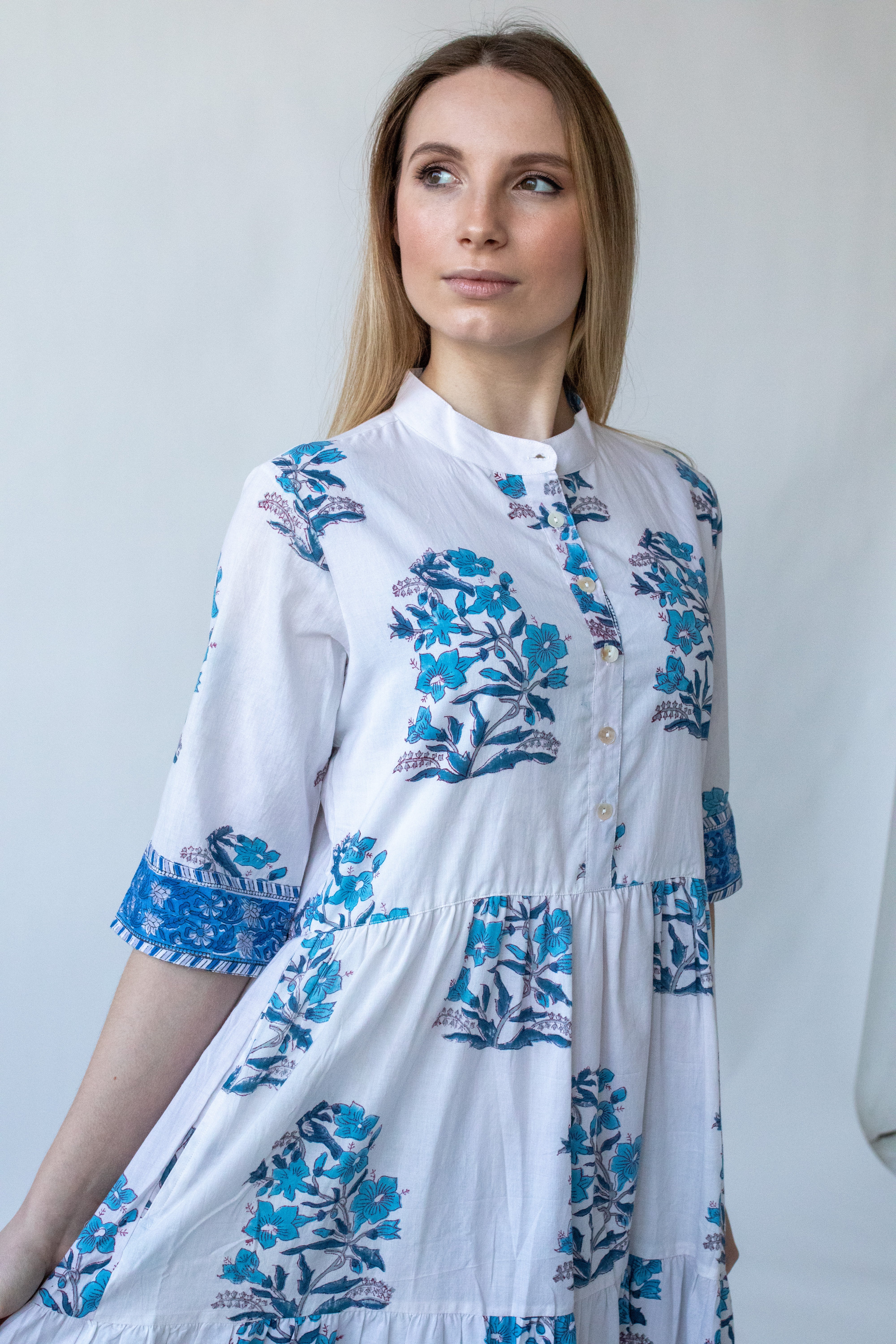 High Neck Anna Maxi Dress