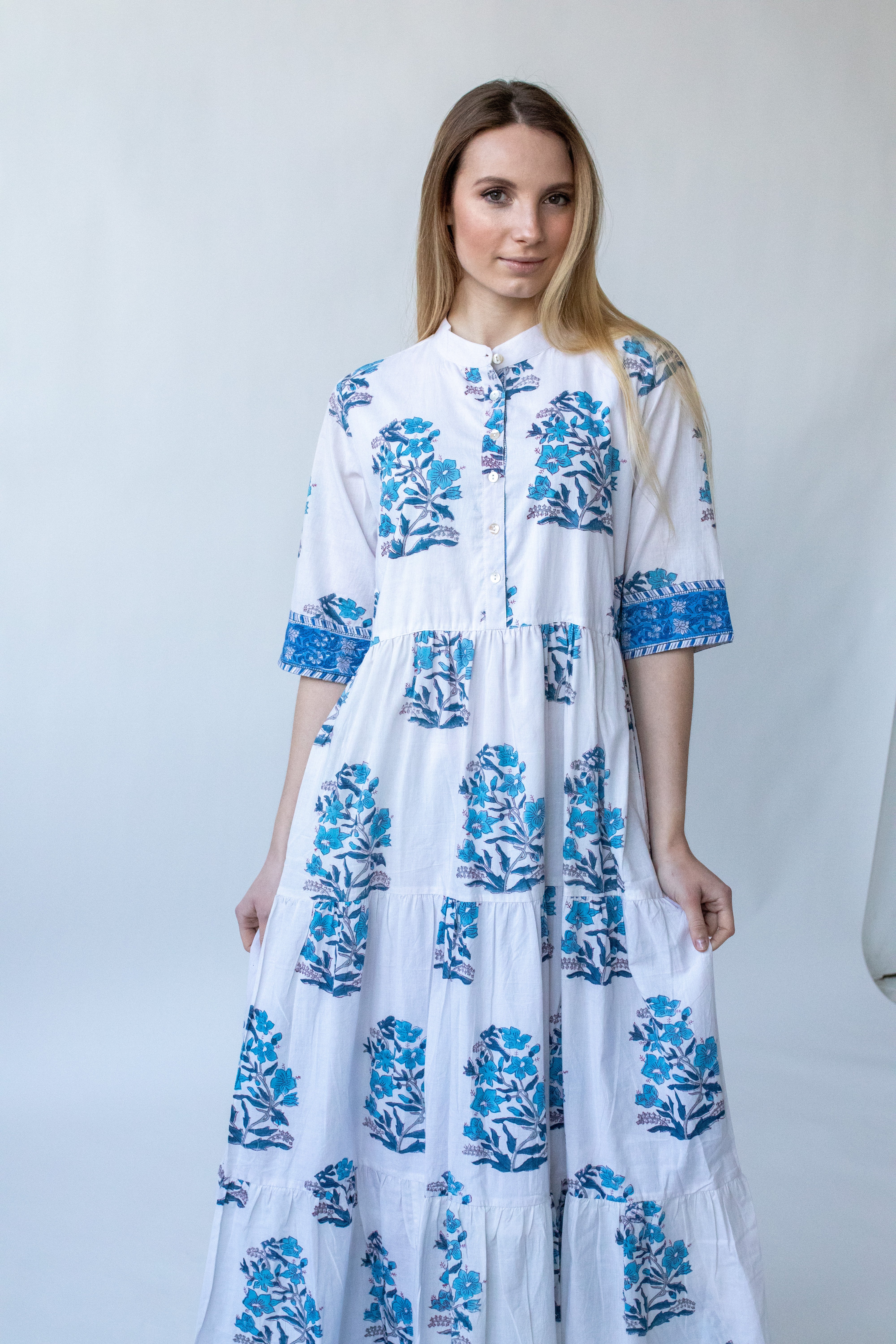 High Neck Anna Maxi Dress