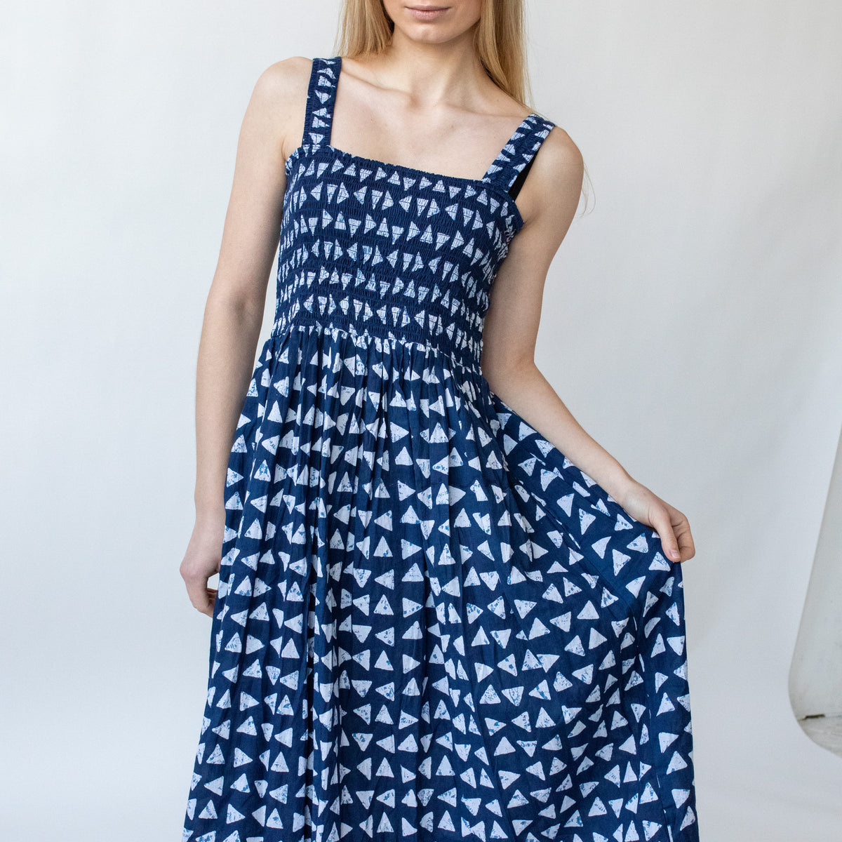 Karina Smocked Midi Dress