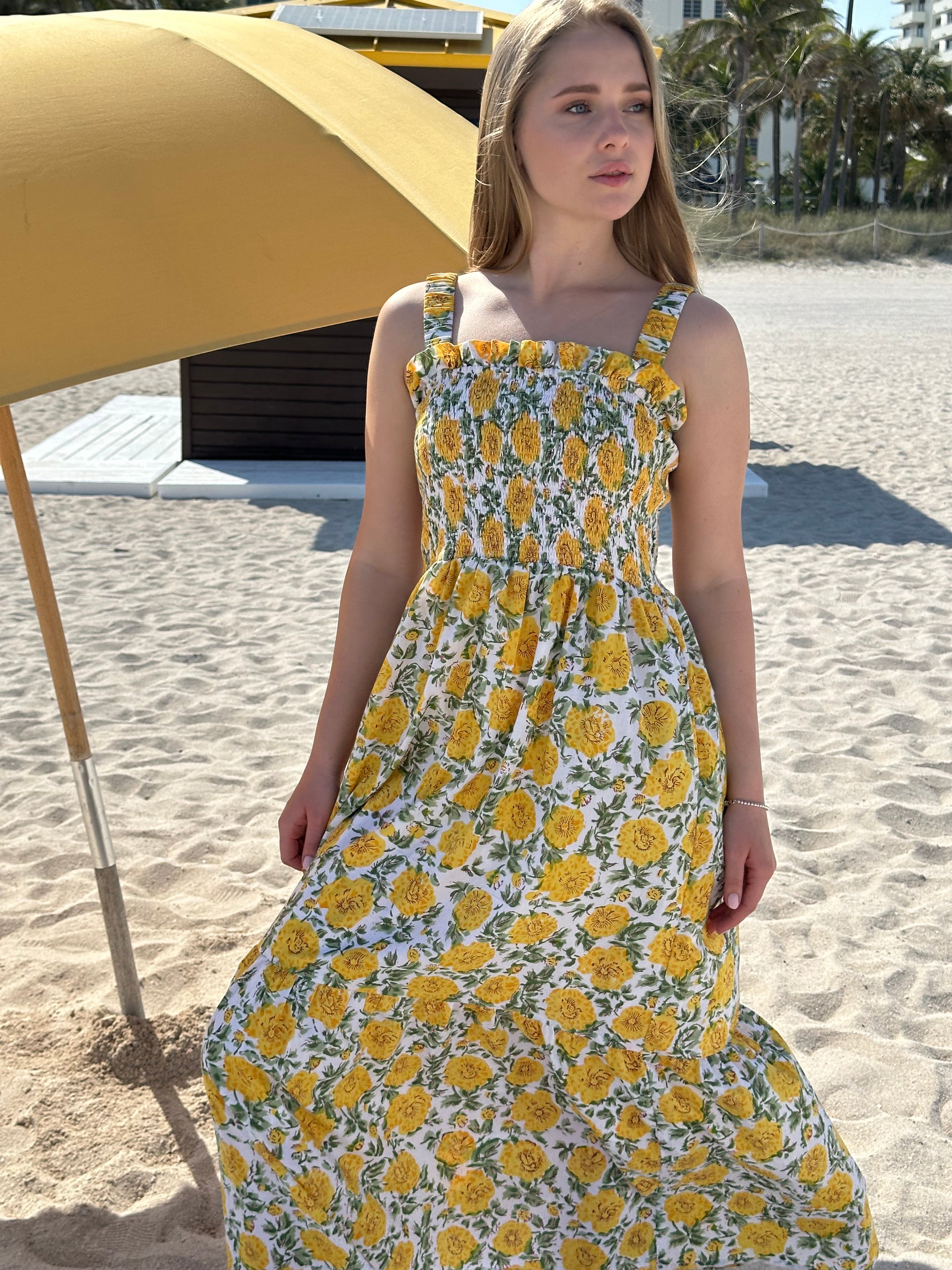Karina Smocked Maxi