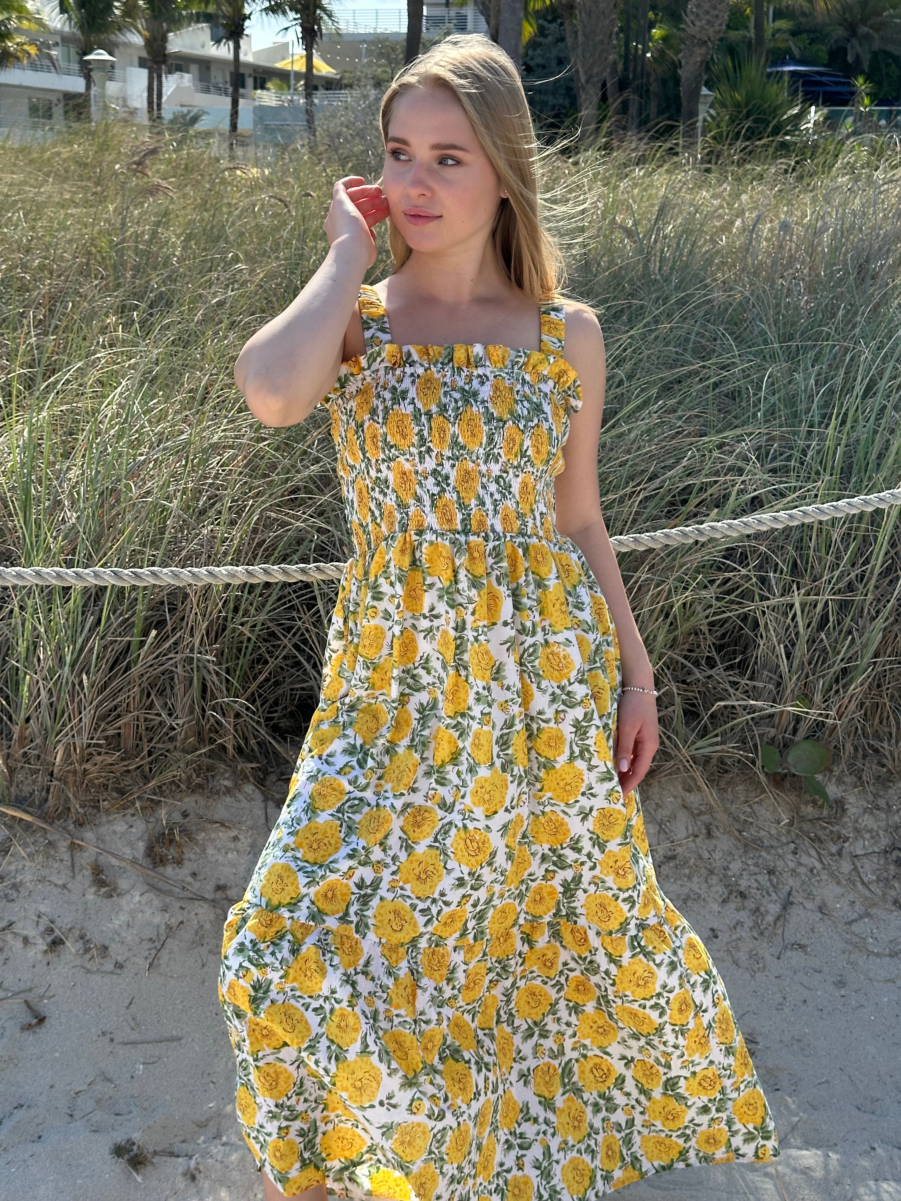 Karina Smocked Maxi
