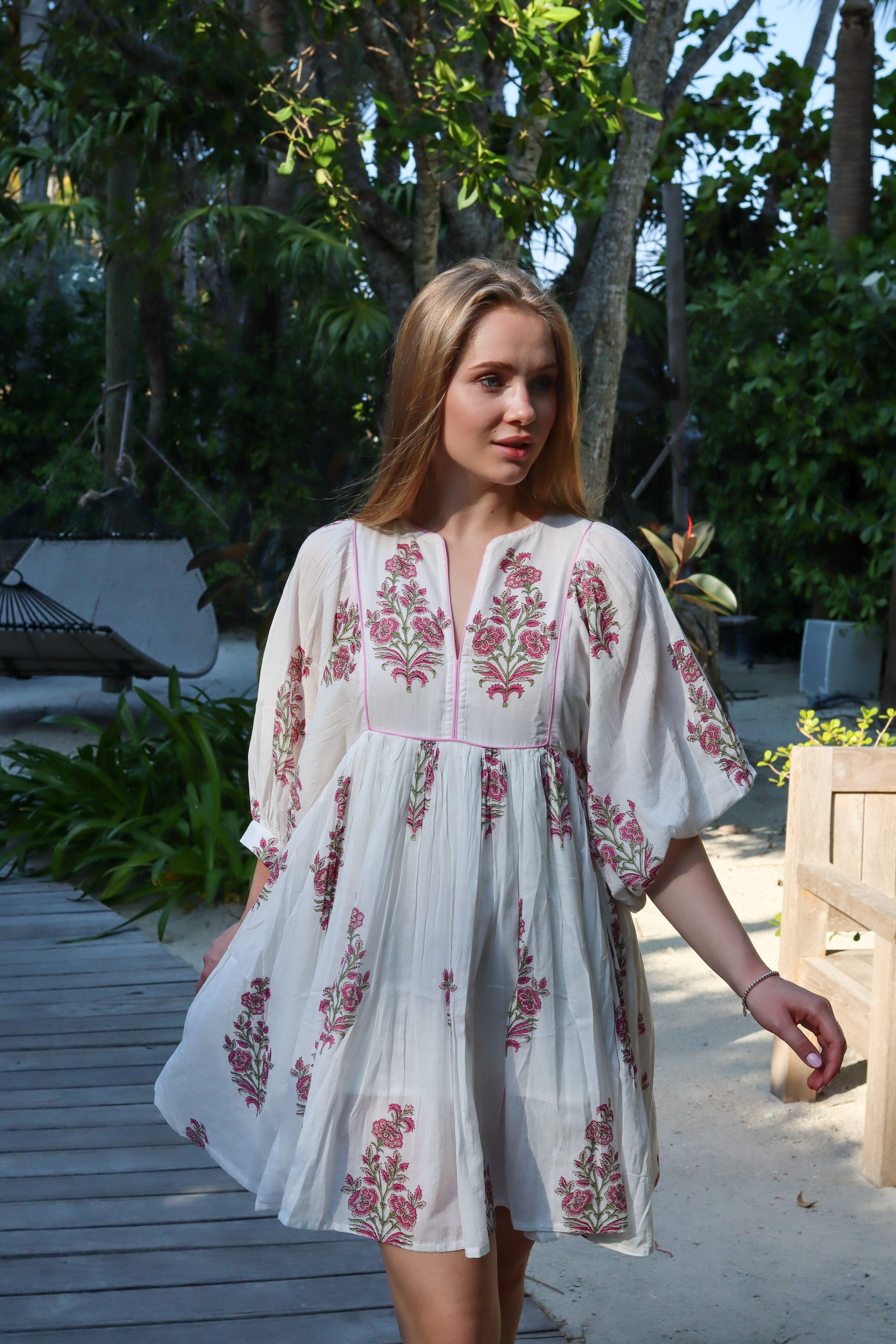 DIANNE FLORAL MINI DRESS
